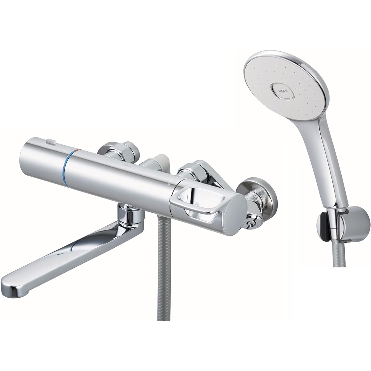 LIXIL Bathroom Faucet with Thermostat RBF-914NE (Plated Handle/Plated Eco Aqua Shower) [For Cold Regions] Shower Bath Faucet Mixing Faucet INAX