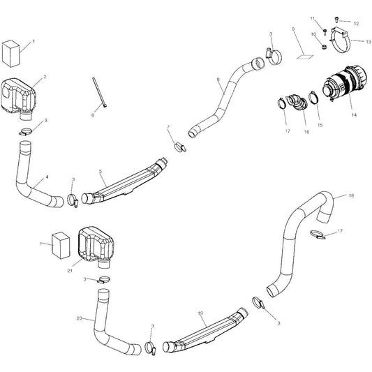 Polaris intake filter 5812253