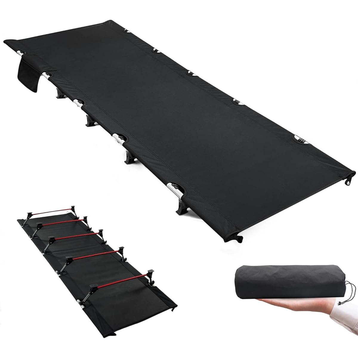 Folding Bed Simple Bed Folding Indoor Folding Bed Cot Waterproof Breathable Lightweight Cot Outdoor Bed Camping Bed Folding Bed