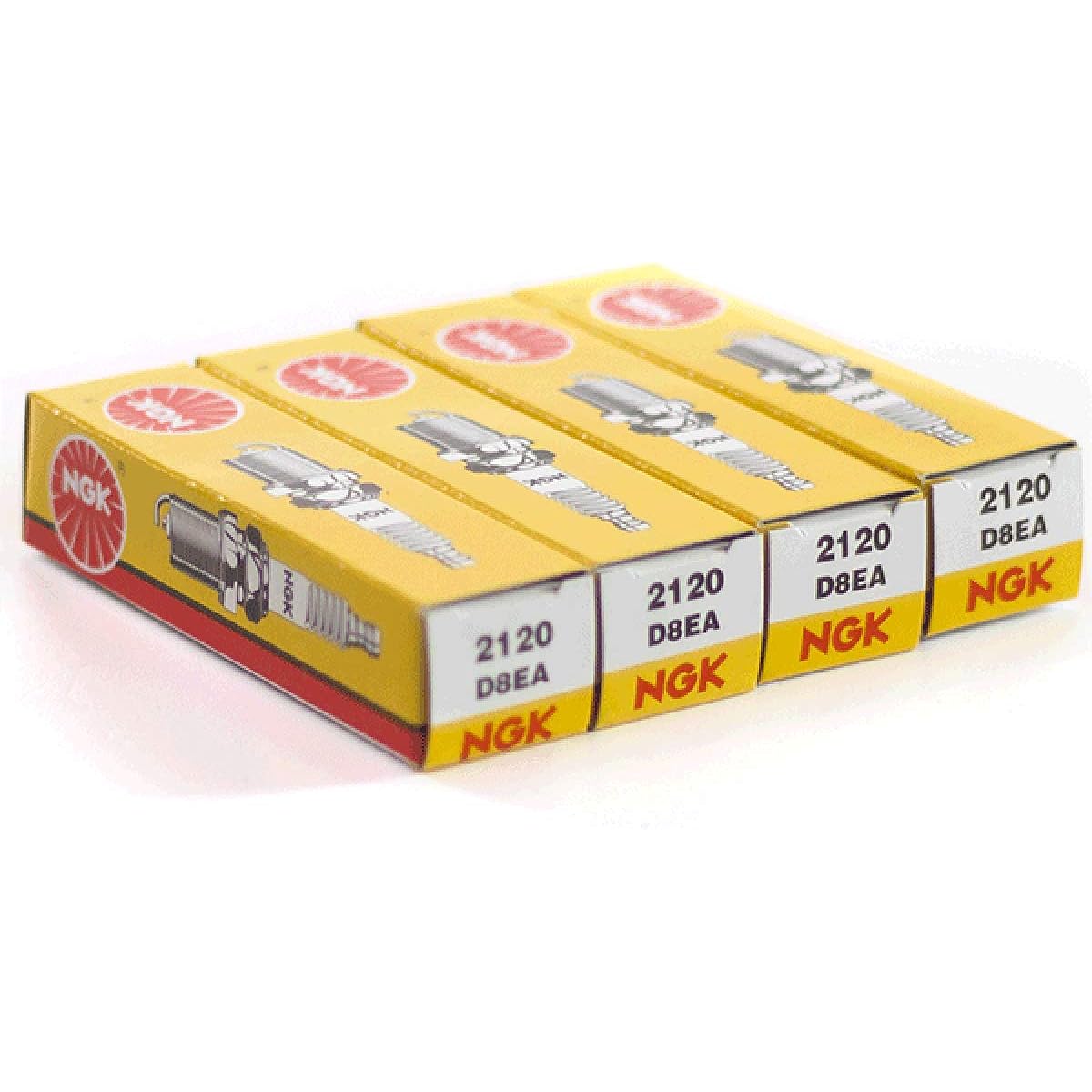 NGK (2120) D8EA Spark Plug 4 Pack