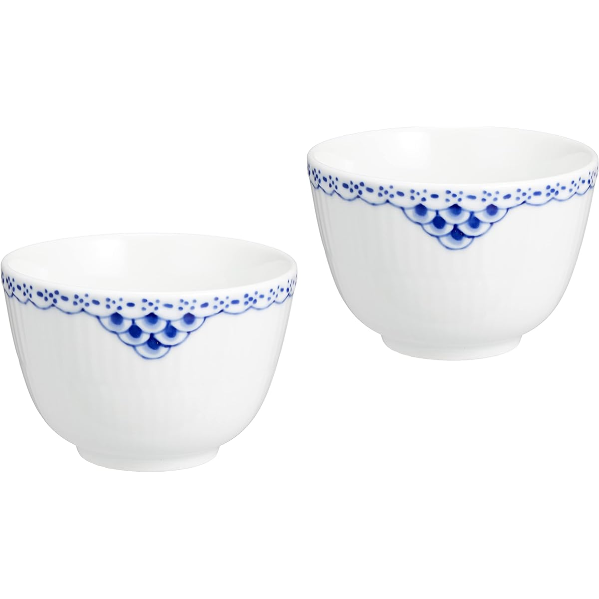 [Regular Imported Product] Royal Copenhagen Princess Cup 150ml Pair Wedding Gift 1016787