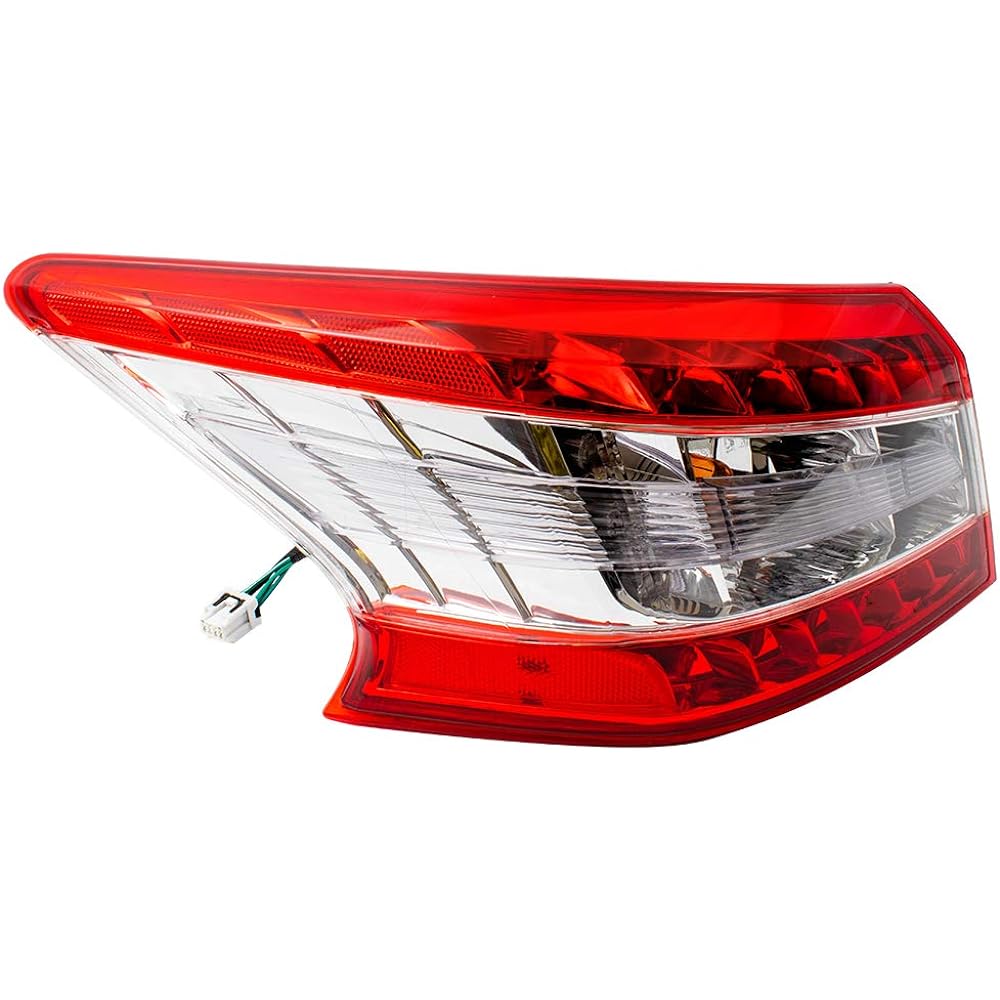 Tail light lamp driver panel attached to left rear axembris 13-15