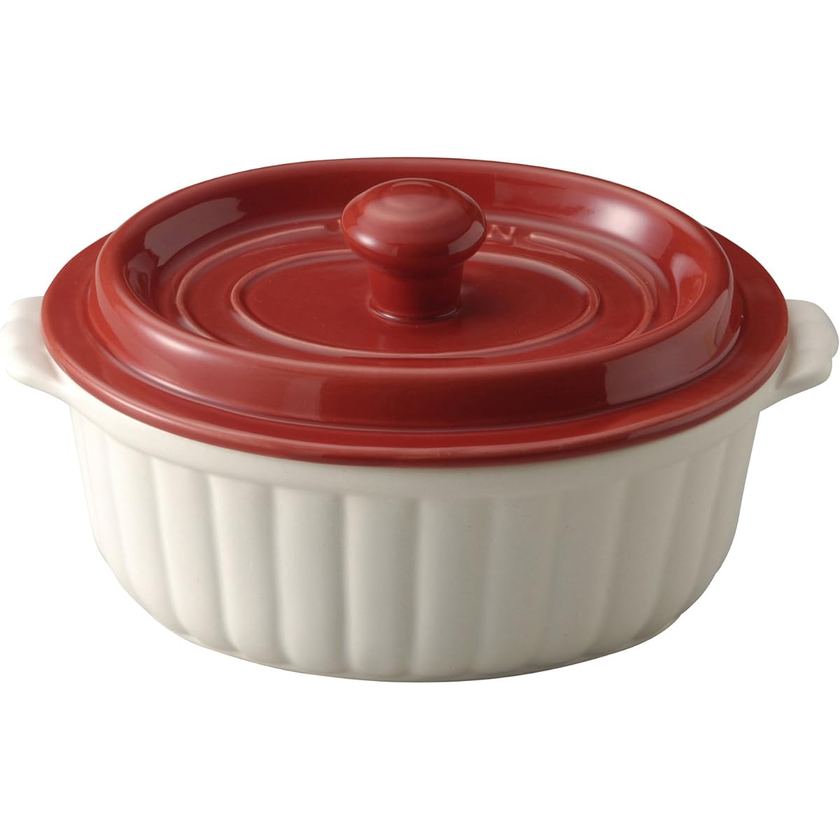 Santo Water Lid Pot Red Banko Ware 13730