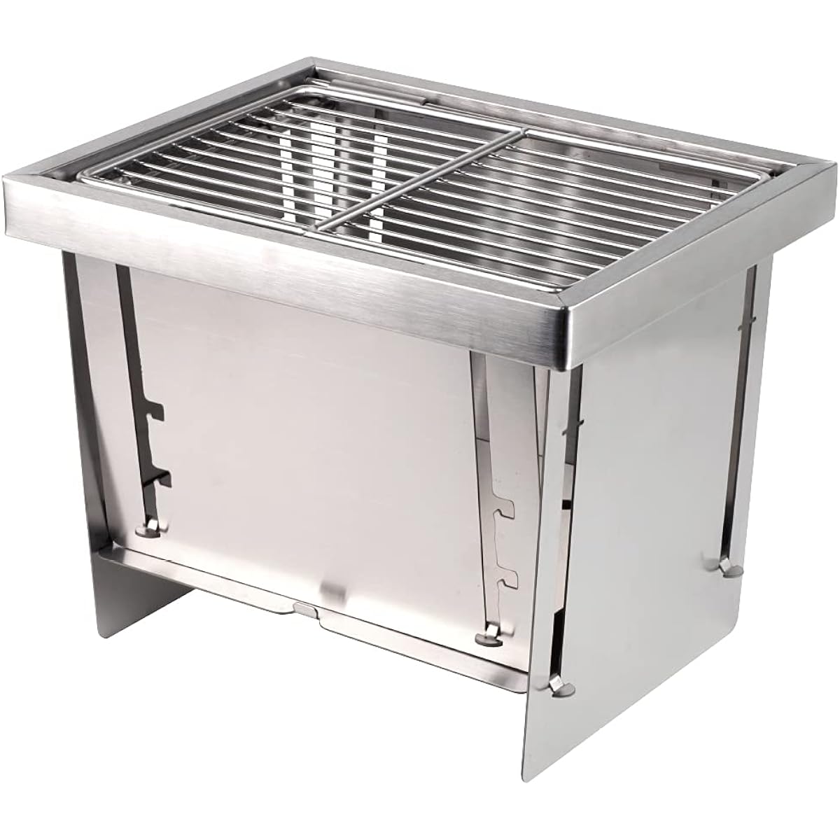 C-JETANK Tabletop BBQ Grill Camping Bonfire Stand Tabletop Stove Mint One Touch Stove Solo Can