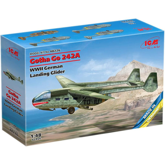 ICM 1/48 German Army Gotha Go 242A Transport Glider Plastic Model 48226