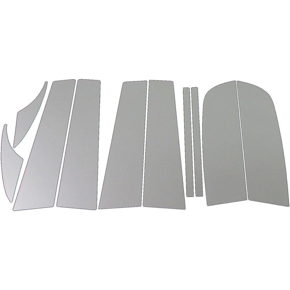 BRIGHTZ Corolla Lumion 151 152 154 Super Mirror Stainless Plated Pillar Panel No Visor 10PC [PIL-SIL-171] NZE151N ZRE152N ZRE154N NZE ZRE NZE151 ZRE152 ZRE154 E151 E152 E154 150 Corolla Lumion 1195