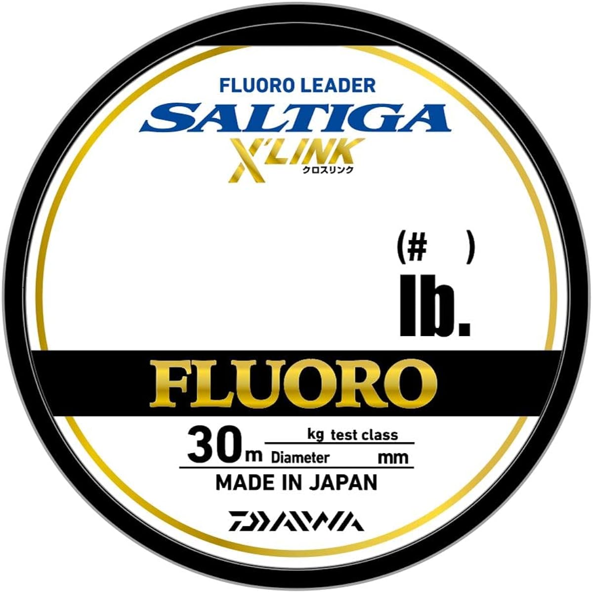 DAIWA Saltiga Fluoro Leader X'LINK (Cross Link) 30m