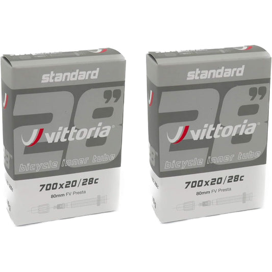 Vittoria Inner Tube 700x20/28c Presta 80mm Set of 2 Long Valve Standerd inner tube [Parallel Import]