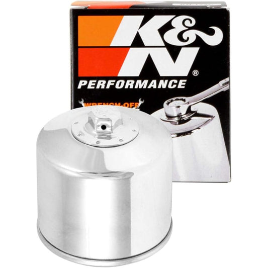 K & N oil filter cartridge type color: Chrome Harley-Davidson XL: FL 82-84