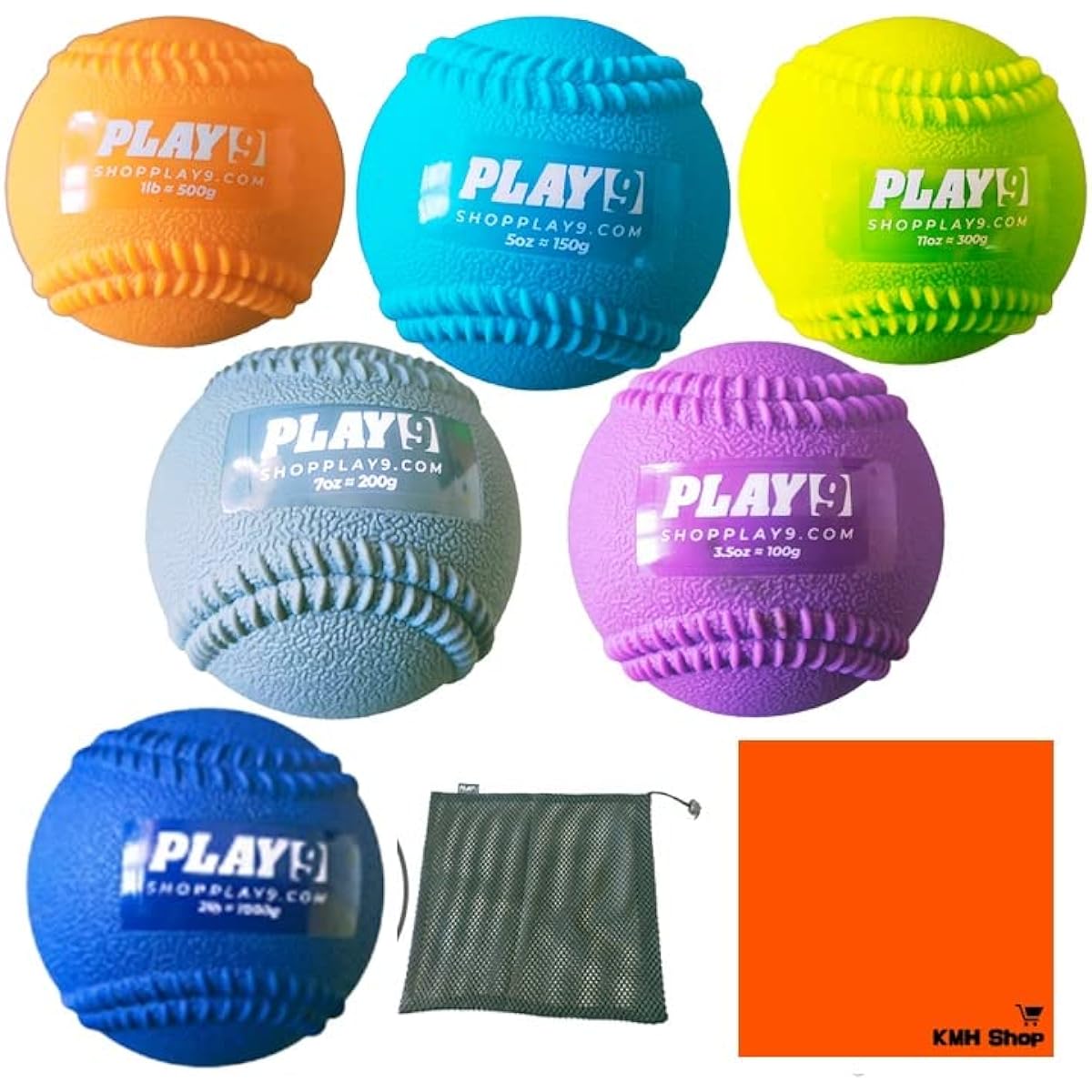 Plyo Ball Baseball Ball Speed Increase Training Official Ball Hardball Softball KMH Original Cross Set
