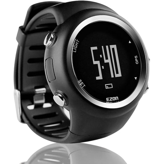 Running Watch GPS Watch Digital Watch Waterproof Lightweight with Bluetooth Pedometer EZONT031B01