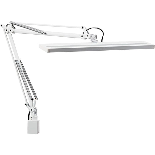 Yamada Lighting Z-LIGHT LED Desk Light High Color Rendering LEDRa97 Z-80PROIIW White Shade Width 450mm/Arm Length 360+360mm