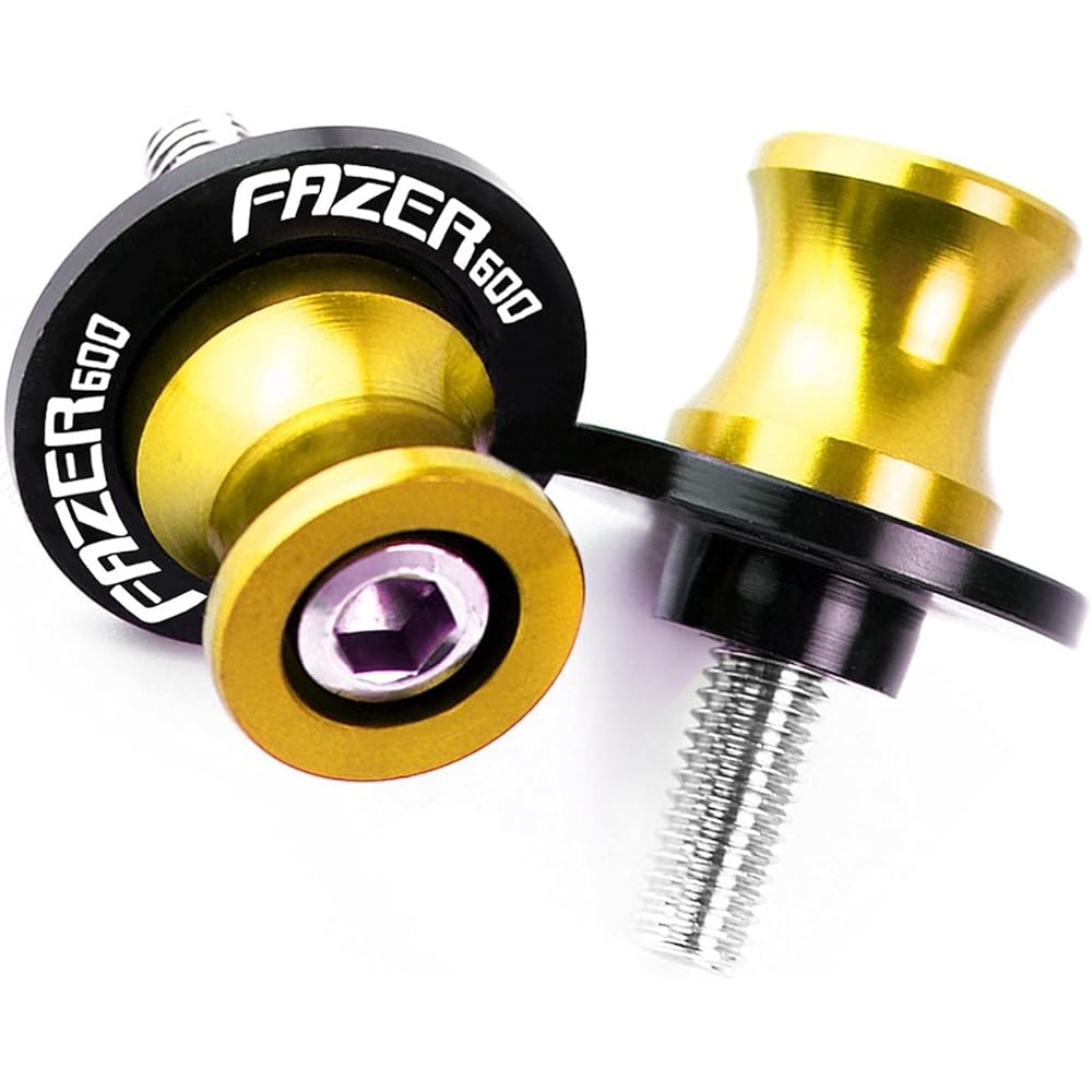 Stand Screw Slider Motorcycle Accessories is very suitable for Yamaha CNC Rear Rocker Slider Spool Fixing Screw Fazer600 FZS600 FZ600 Fazer FZS FZ6N 600 1998-2003 (Color : 4)