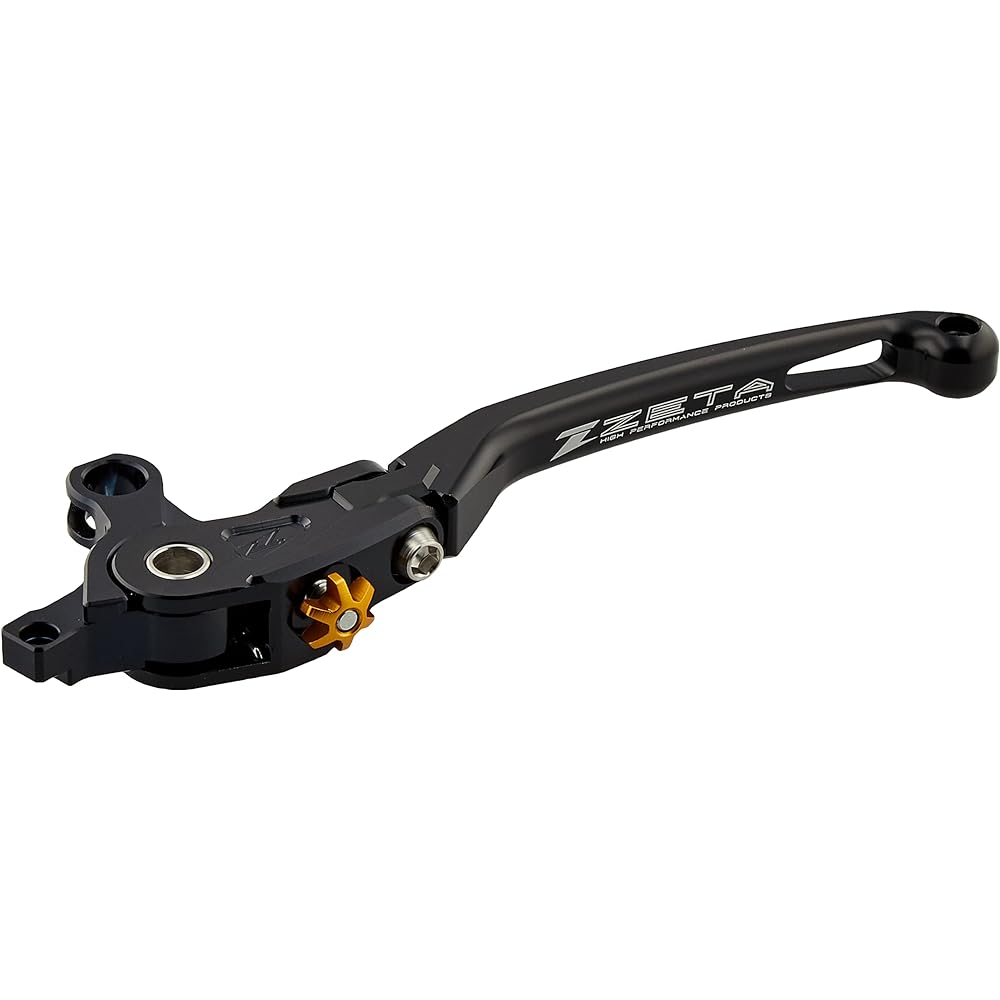 ZETA Pilot Lever Clutch Foldable Lever (Vertical, Front) Lever Type: L3WA Aluminum Black V-MAX [1700] FI(09-14) XJR1300(94-15) XJR1200(94-15) ZS61-