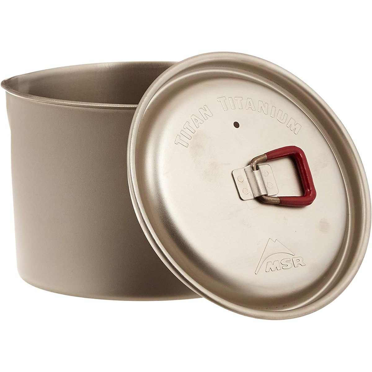 MSR Outdoor Cookware Titanium Kettle Kocher Cooker 0.85L 12 x 8.7cm For 1 Person [Genuine Japanese Product] 39158