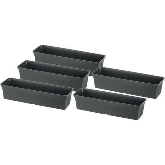 Richel Baby Leaf Planter 40 Type N Dark Gray Set of 5 002212