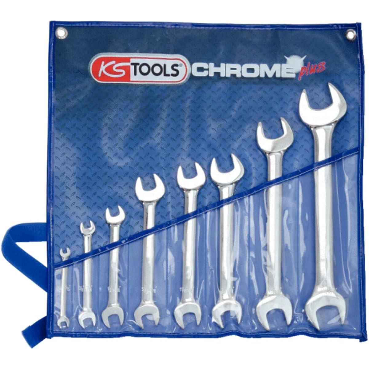 KS TOOLS CHROMEplus Double open ended spanner set 8 pcs CHROMEplus Double open ended spanner set 8 pcs 518.3200