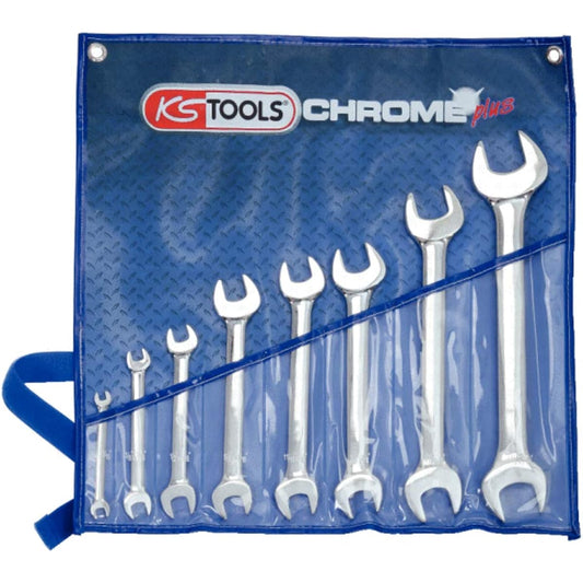 KS TOOLS CHROMEplus Double open ended spanner set 8 pcs CHROMEplus Double open ended spanner set 8 pcs 518.3200