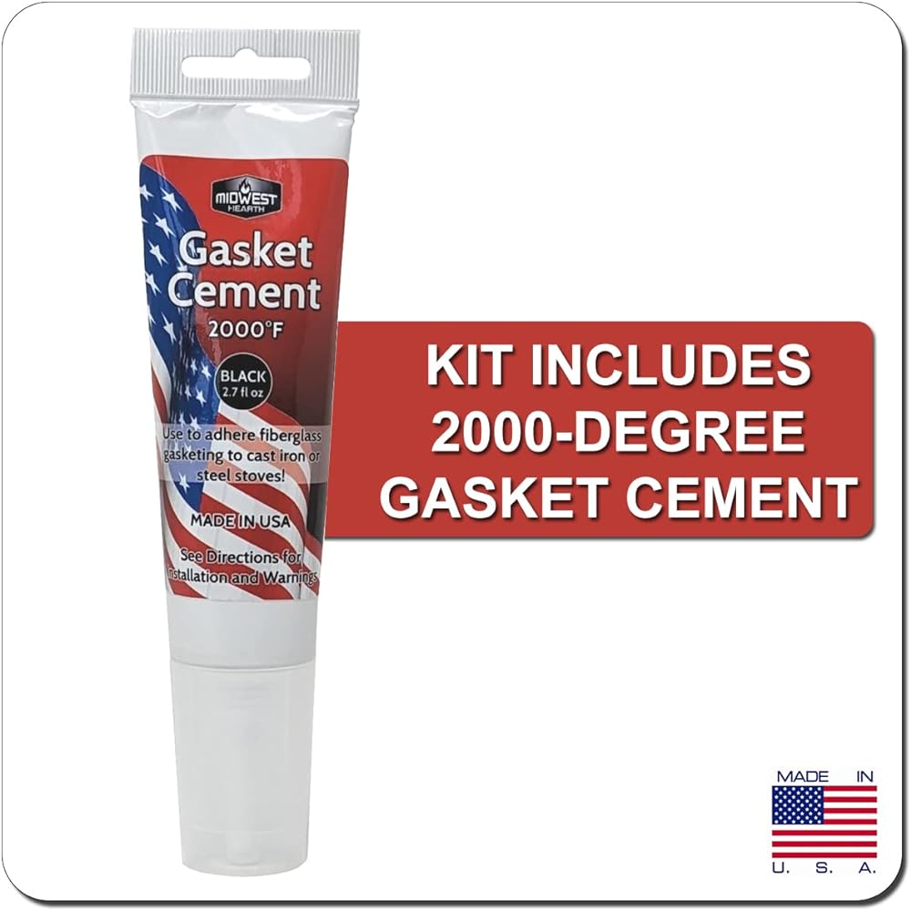 MIDWEST HEARTH 3421 ACCLAIM Gasket Kit Kit Casting Wood Stove