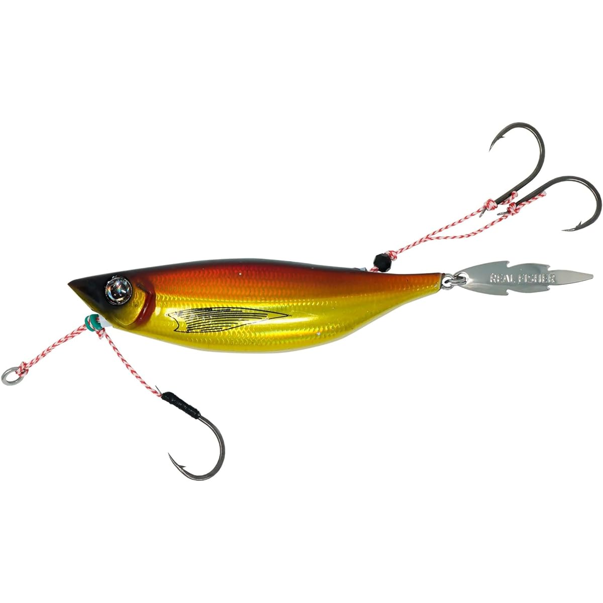 Real Fisher REAL FISHER Ajigo Slow 80g Ajigo Red