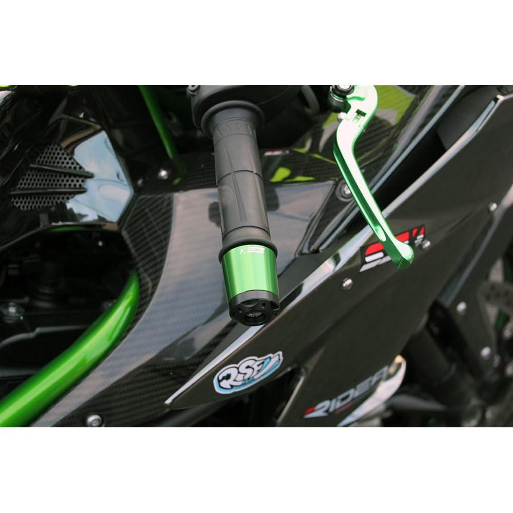 SSK Handlebar End Red KAWASAKI (ZX-10R 2004-2007) (NINJA H2/H2R 2015-) ABEKP01RD