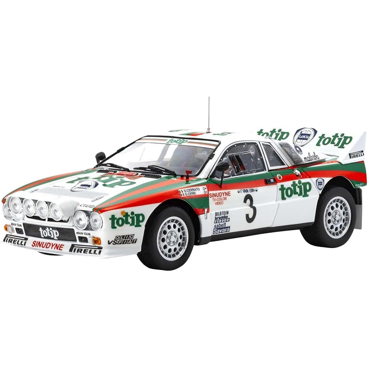 Kyosho Original 1/18 Lancia Rally 037 1985 Elbara Rally #3 Completed Product KS08306G