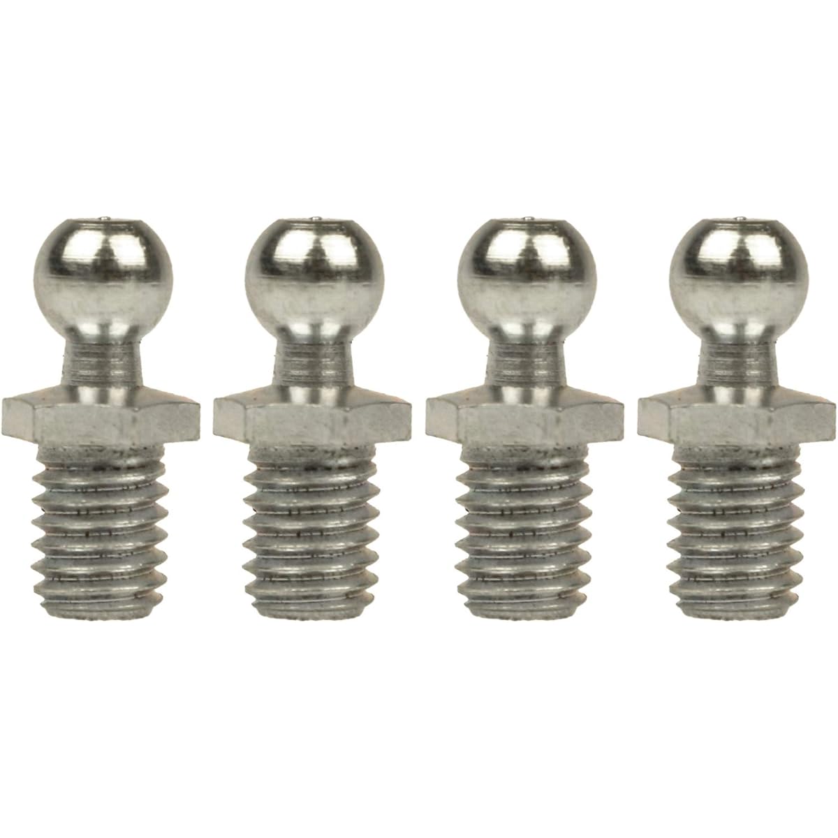 Lift Support Depot Ballsted 8mm M8 X 1.25 Zinc Thread Marine Industrial T1-TOR1M8-4