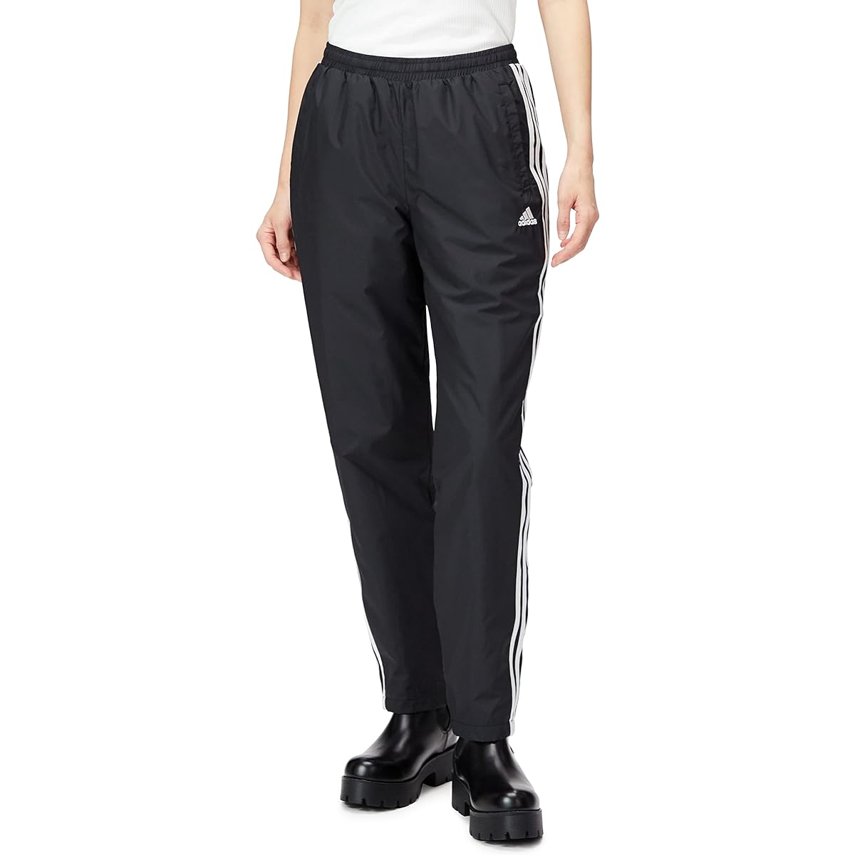 [Adidas] Jersey Bottom 3 Stripes Wind Pants TA025 Women's