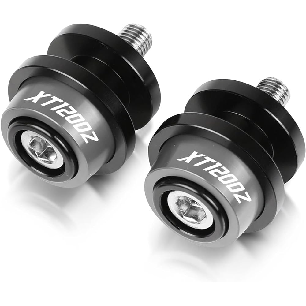 DEMUR Motorcycle Swingarm Slider Spool 6mm Stand Screw CNC Accessories Yamaha XT1200 Z ZE SUPERTENERE 2010-2018 2017 Swingarm Slider Spool (Size : Gray)