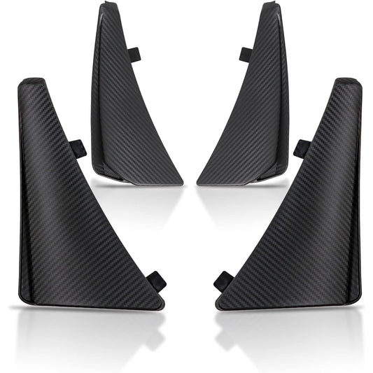 SULOKIY Expansion Front and Rear Splash Guard Mud Flap 2020-2022 Chevrolet Corvette C8 Rock Guard Mad Flap Fender Replacement OEM 84263453 84263457 4 sets for 84263457