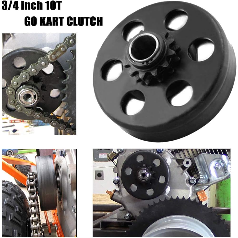 MOOSUN Mini bike go -kart clutch 3/4 inch bore 10 teeth #40/41/420 for chains