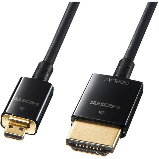Sanwa Supply Ethernet compatible high speed HDMI micro cable 5m