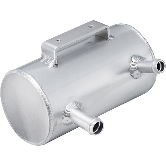 Kijima Motorcycle Bike Parts Oil Catch Tank Aluminum Cylindrical 506cc Outlet φ12/15 106-1172 Silver