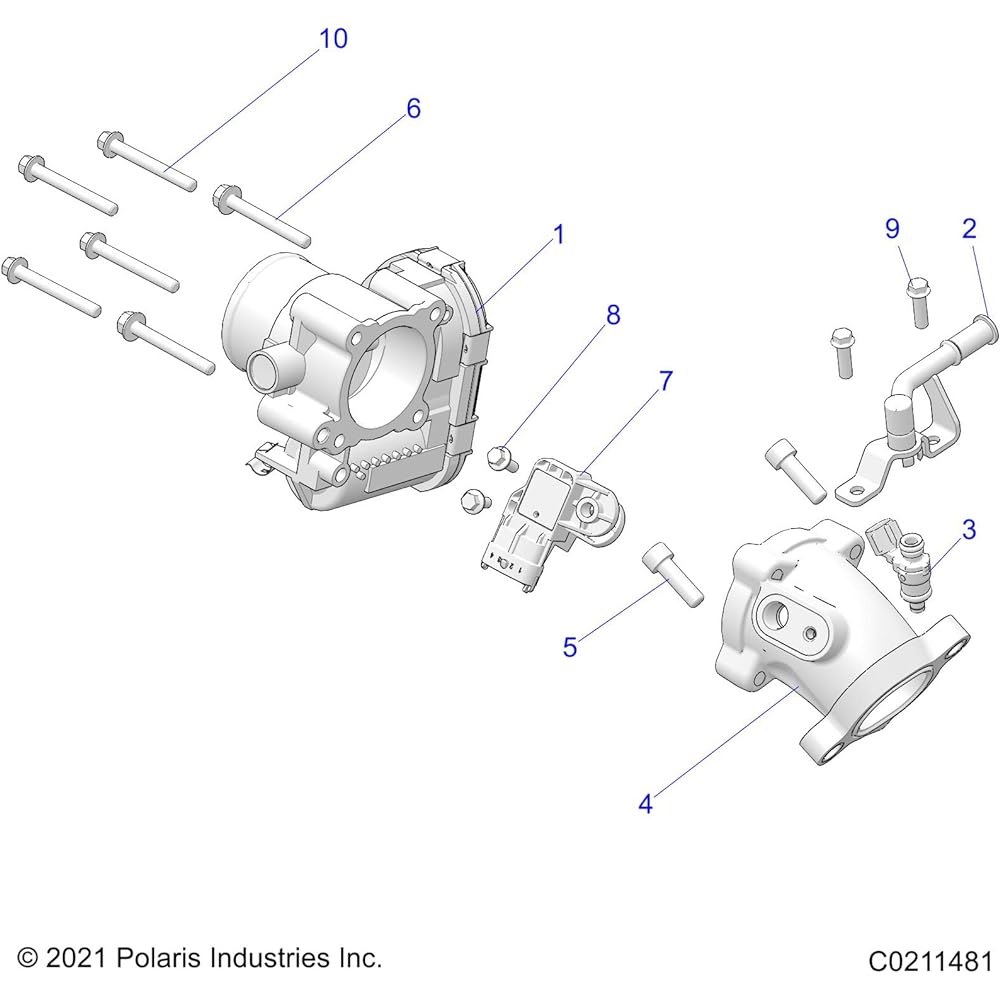 POLARIS Adapter Throttle Body 5415006 OEM