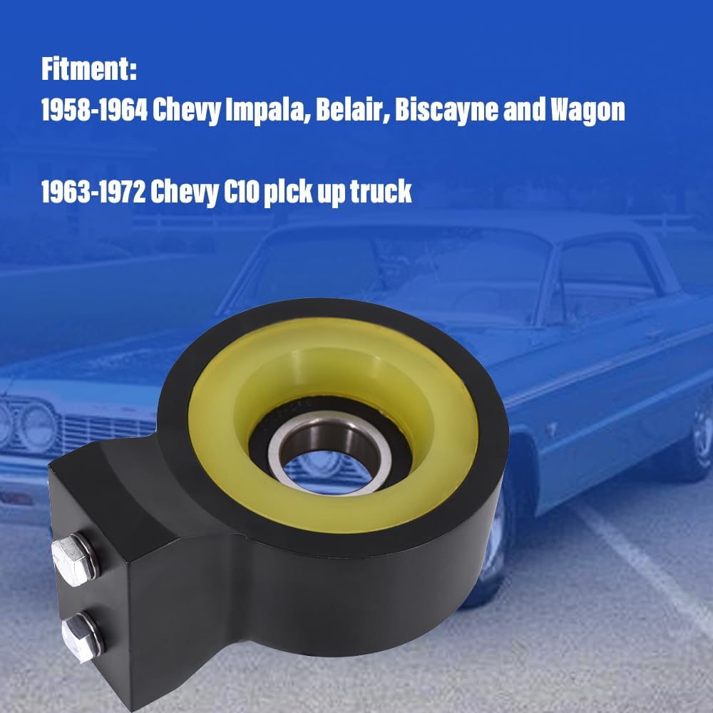 Heavy Duty Aluminum Poly Drive Shaft Career Bearing 1958-1964 For Chevrolet Impala