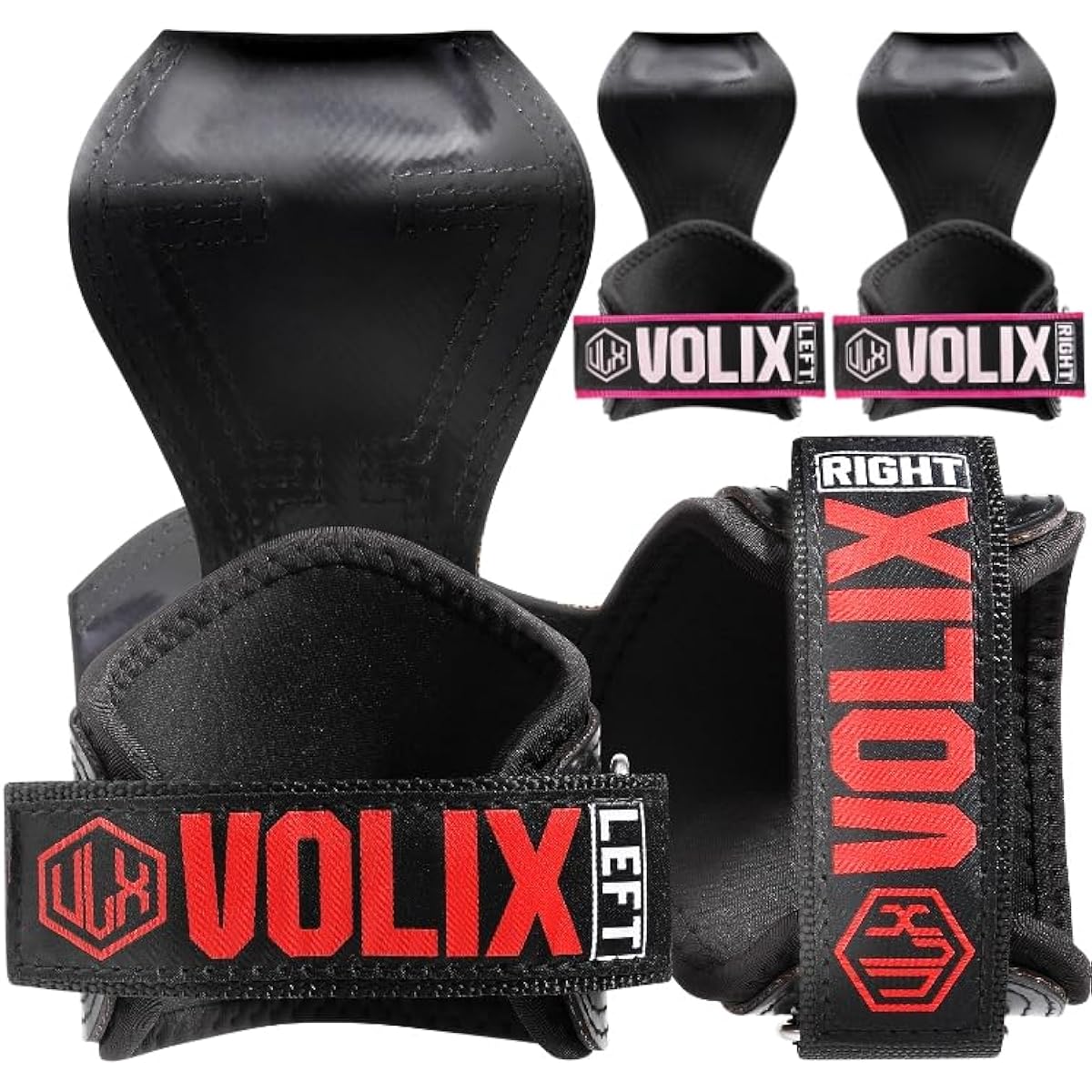 VOLIX Power Grip Pro [No wrist pain] Tensile strength 762kg Muscle training pull-ups