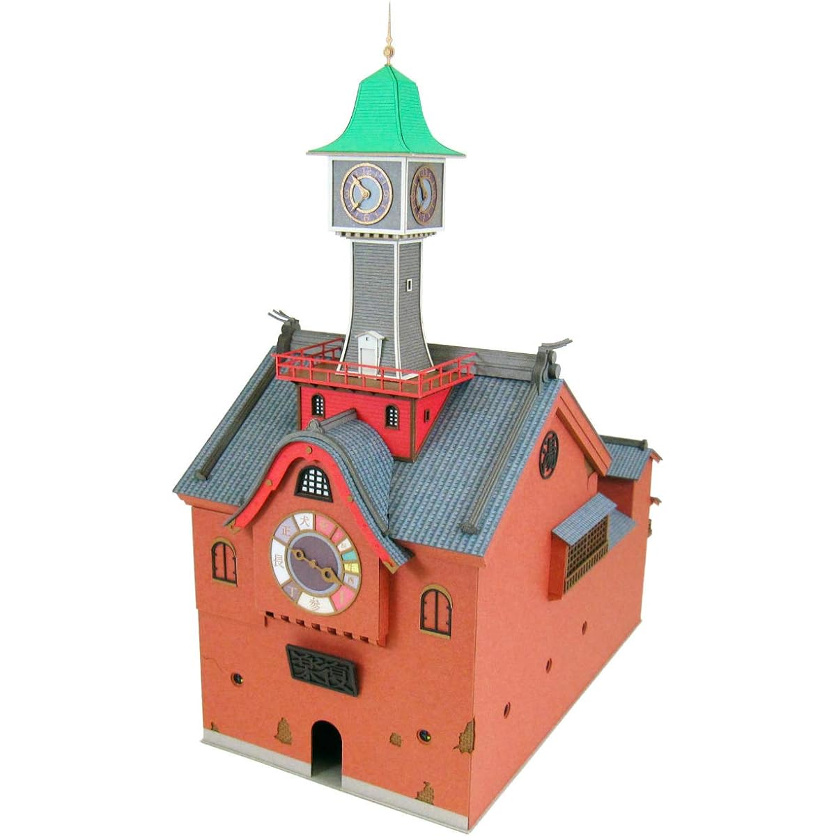 Sankei Miniatuart Kit Studio Ghibli Series Spirited Away Clock Tower 1/150 Scale Paper Craft MK07-27