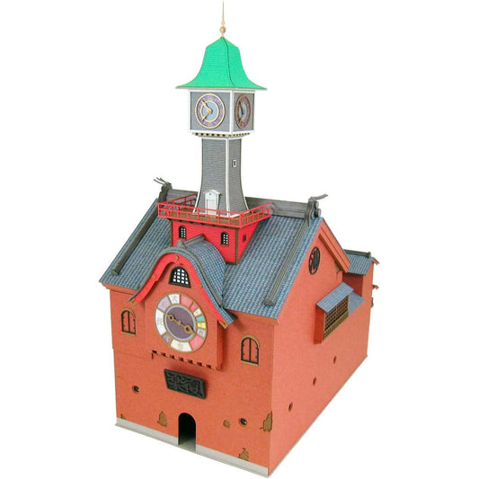 Sankei Miniatuart Kit Studio Ghibli Series Spirited Away Clock Tower 1/150 Scale Paper Craft MK07-27