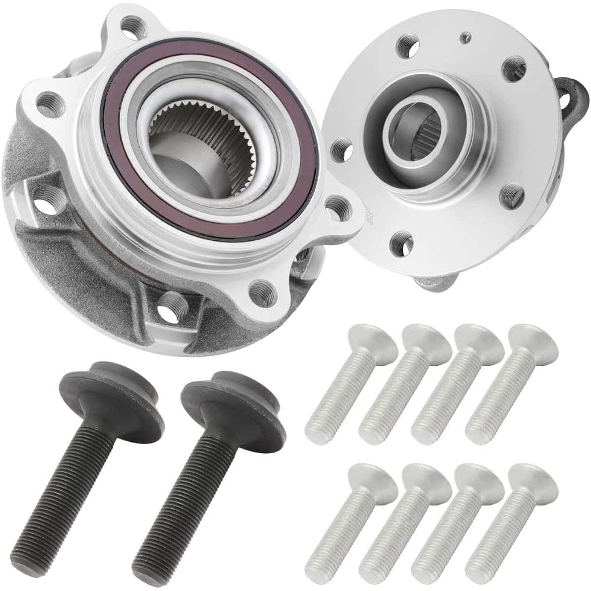 [2 pack] BR930817K -Premium assembled wheel hub bearing assembly [Front] [Audi] A series, S series, Q5- [Rear] A series Kwatro, S series [Please see the explanation for compatibility]