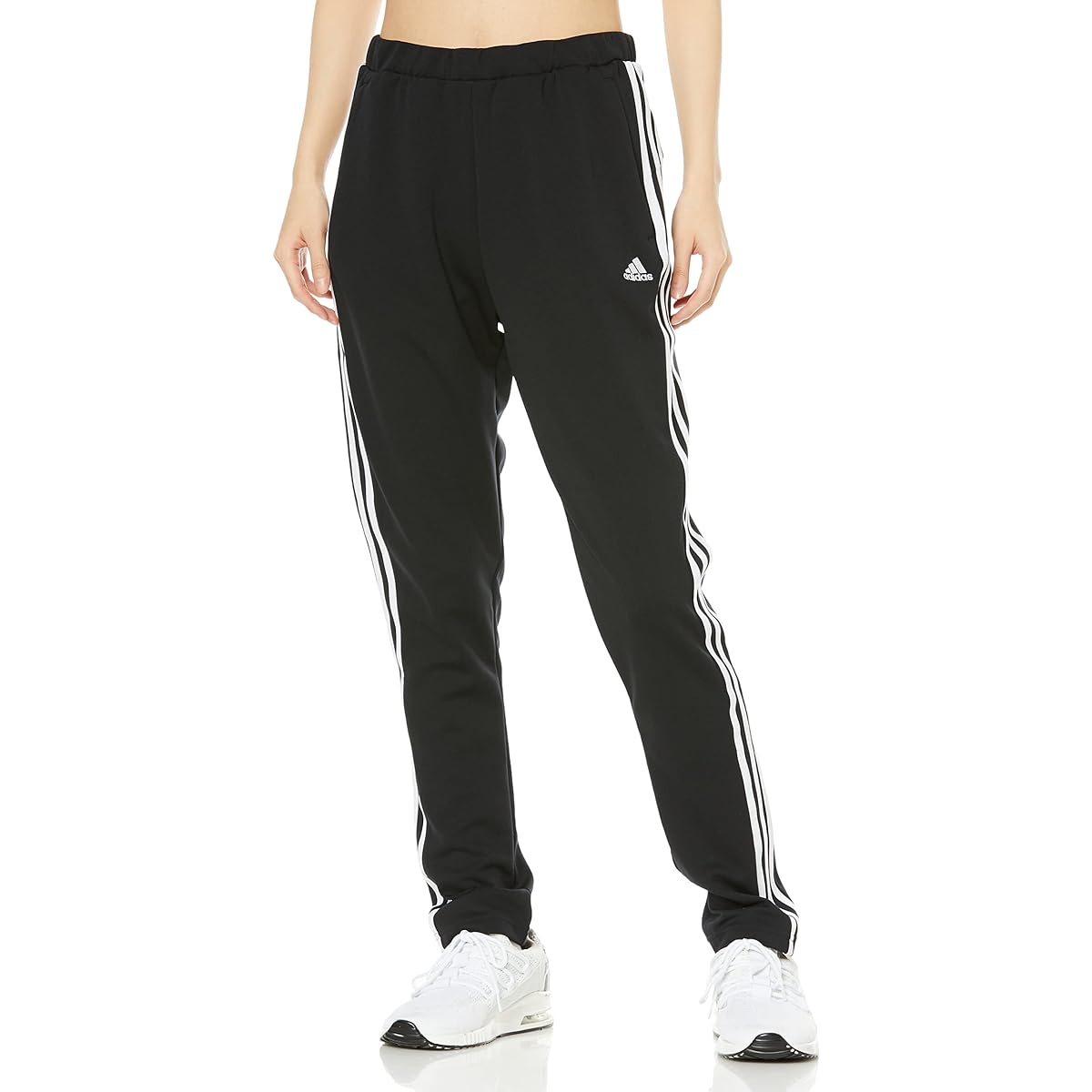 [Adidas] Jersey Bottom 3 Stripes Track Pants BUJ23 Women's