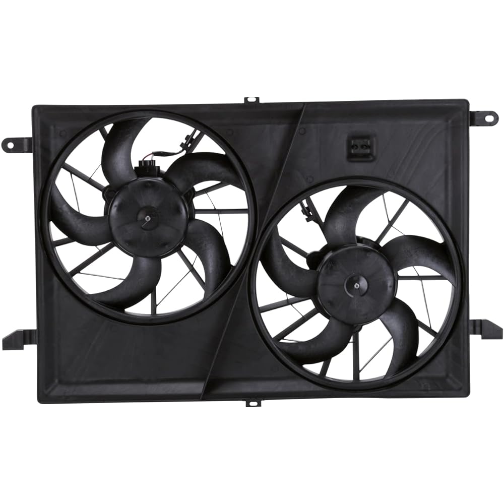 TYC 621930 GMC/Saturn replacement radiator/Condenser cooling fan assembly