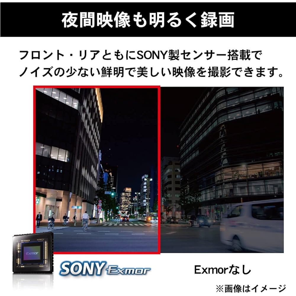 Full HD high image quality all-in-one drive recorder GoSafe S36GS1 GSS36GS1-32G equipped with SONY Exmor sensor in front and rear 2 cameras