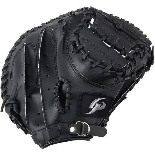 GP Baseball Softball Catcher's Mitt for General Use [Black/Yellow]