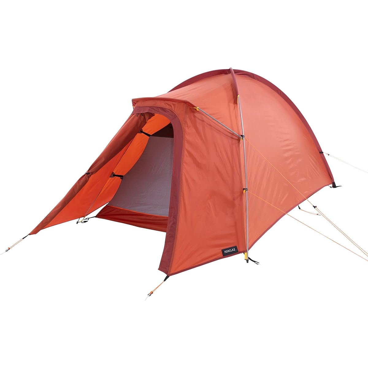 FORCLAZ Decathlon Trekking Hiking Climbing Tent for 3 Seasons for 2 People TREK 100 Dark Sepia [One-touch Easy Setup Solo Family Outdoor Water Pressure Resistant Double Structure Wind Resistant Breathable Freestanding Compact Easy Setup Easy to Carry]
