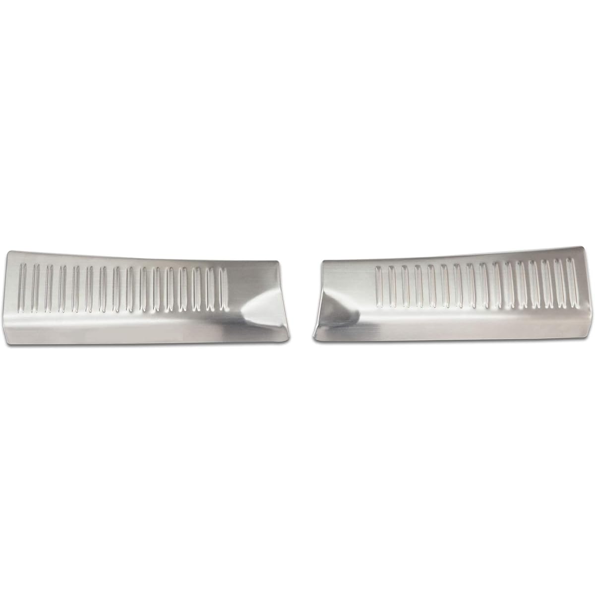 Echoes Products Suzuki New Hustler MR52S/MR92S Mazda Flare Crossover MS52S/MS92S Luggage Scuff Tail End Cover Silver Hairline Accessory Dress Up Protection