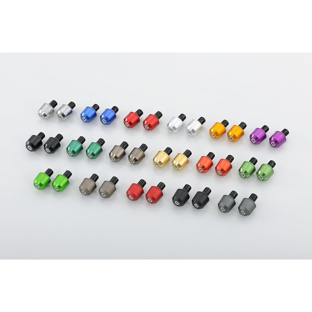 POSH Handlebar End Middle Weight Kawasaki M17 Matte Titanium 032989-21 Bar End Cap