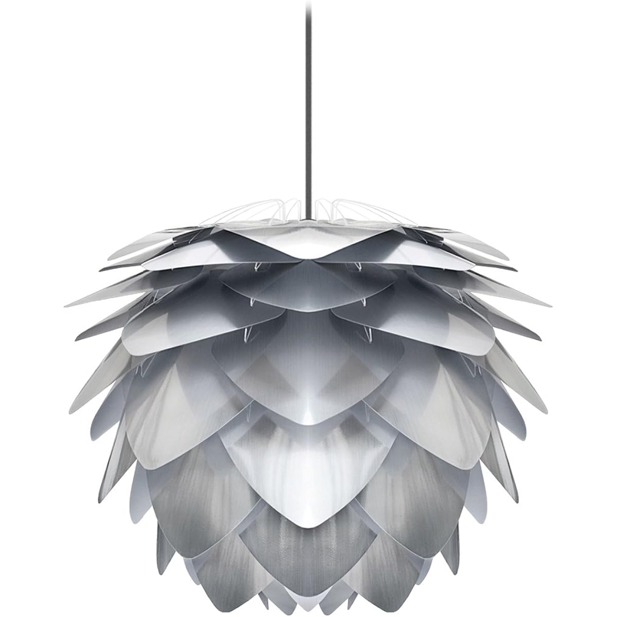 Vita Nordic Denmark Pendant Light Silvia Mini Steel 1 Light Type Shade: Steel/Code: Black Bulb Sold Separately 02054-BK Ellux