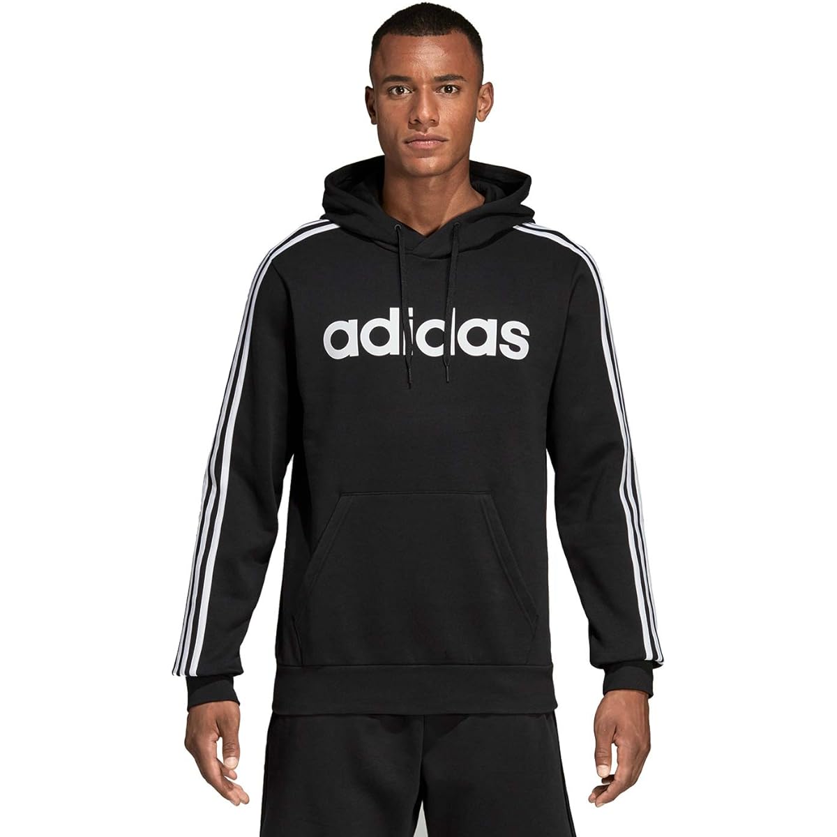 Adidas Sweat Essentials 3 Stripes Pullover Hoodie FSG50 Men's