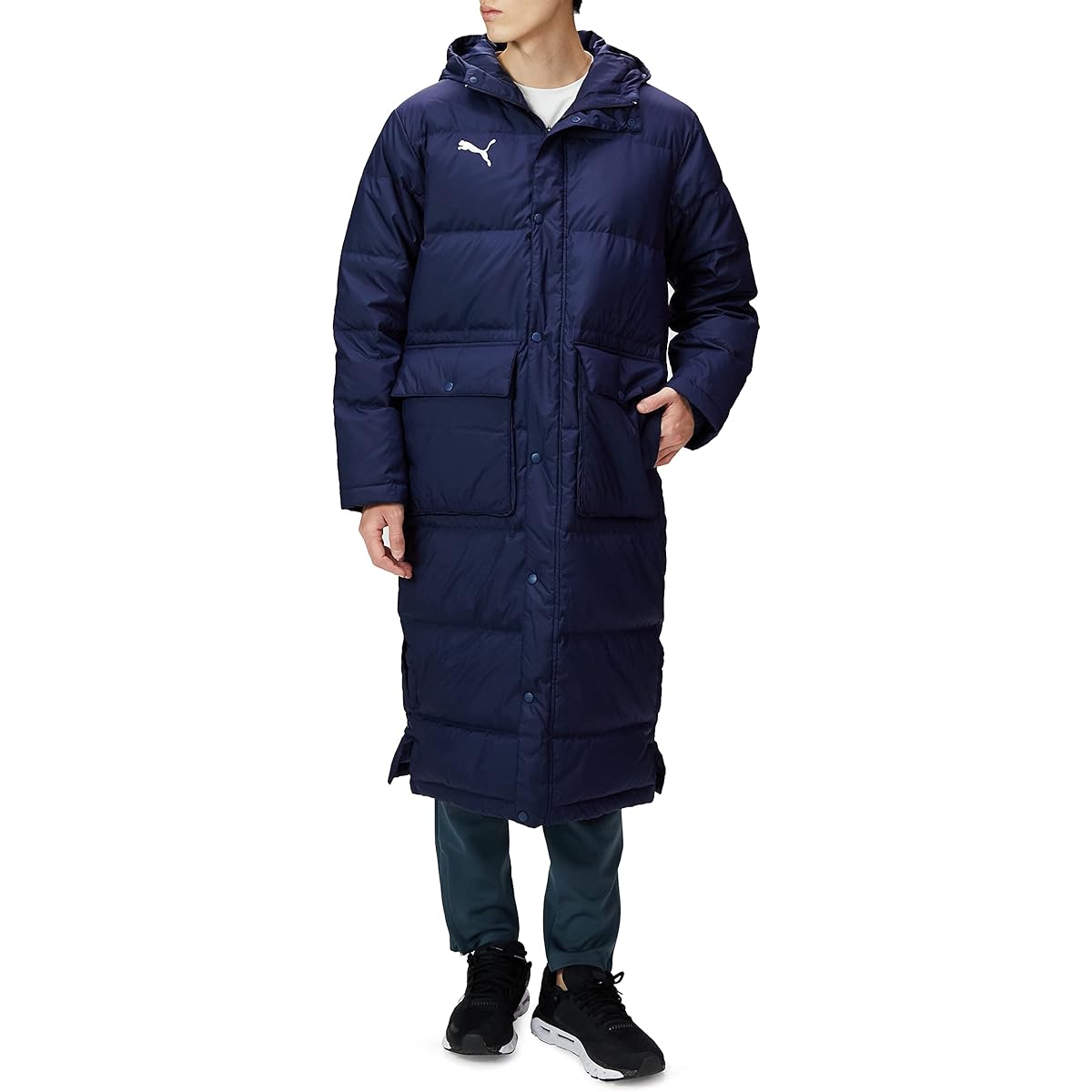 PUMA Outer Jacket TEAMLIGA Long Down Coat 657736 Men's 657736