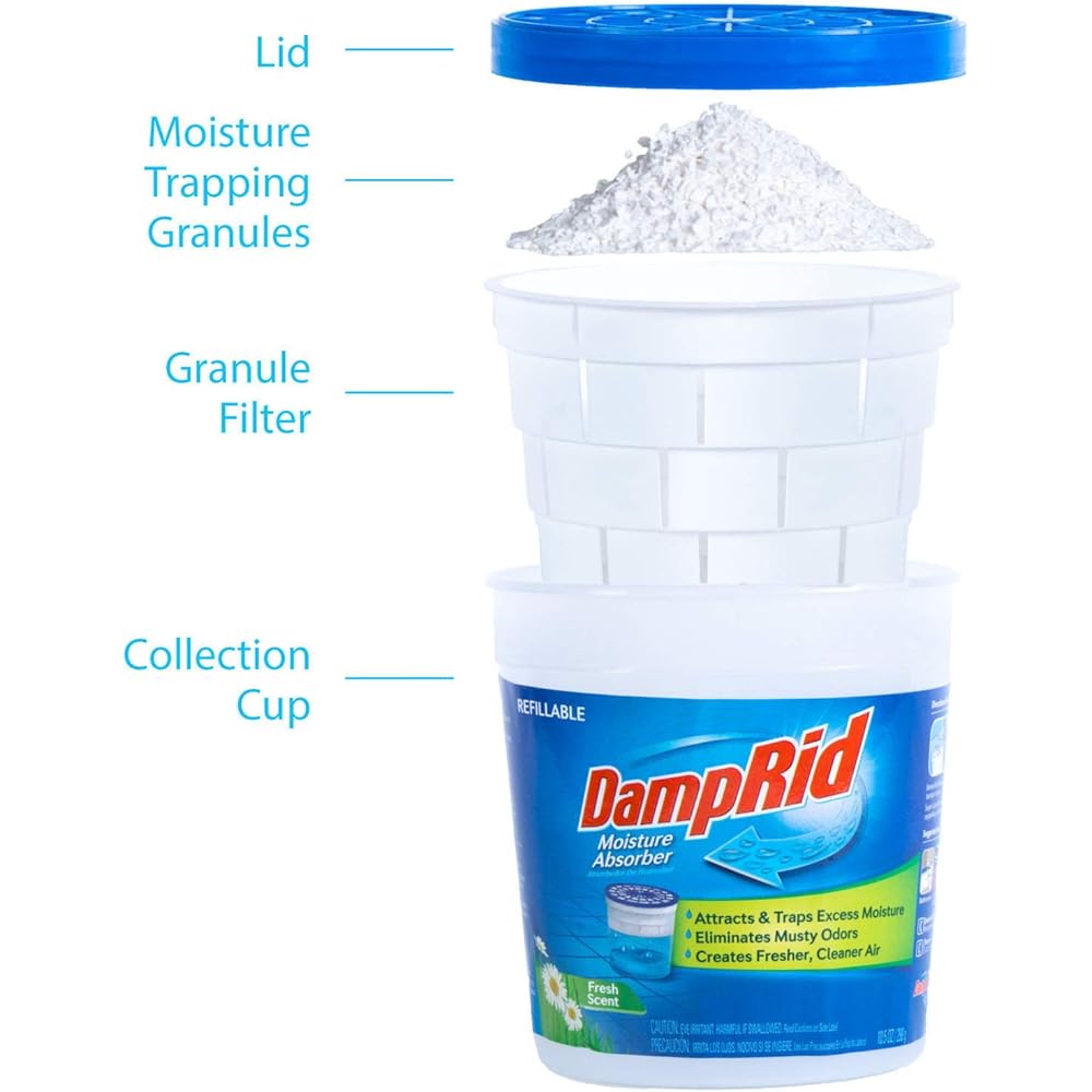 DAMPRID Fresh fragrance 10.5 ounces 10.5 ounce cup fresh and clean air